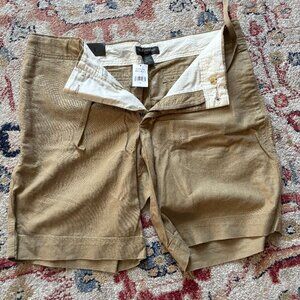 Banana Republic Mens Shorts 36 Linen Blend Casual Chino NWT